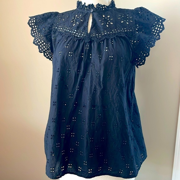Loft Black Blouse - Picture 1 of 7